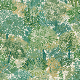 A78602 Blossom Tree Green Wallpaper by Grandeco