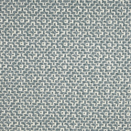 236492 Linden Orwell Weaves Wedgwood and Ivory Fabric by Sanderson