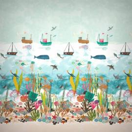 112648 ( HLTF112648 ) Above And Below Book Of Little Treasures Wallpaper By Harlequin