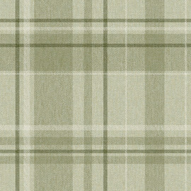 M1865 Harris Check Green Wallpaper by Crown M1865 Harris Check Green Wallpaper by Crown