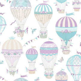 G56543 Just 4 Kids 2 Hot Air Balloons Wallpaper By Galerie G56543 Just 4 Kids 2 Hot Air Balloons Wallpaper By Galerie