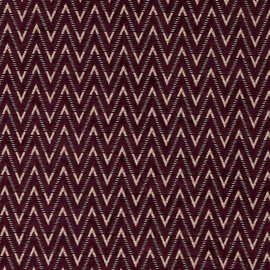 F1324/03 Zion Avalon Damson Fabric by Clarke and Clarke