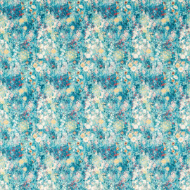 F1539/04 Rosedene Country Escape Mineral Fabric by Clarke and Clarke