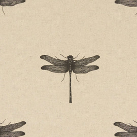 F1327/02 Azure Eden Linen Fabric by Clarke and Clarke