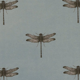 F1327/03 Azure Eden Mineral Fabric by Clarke and Clarke