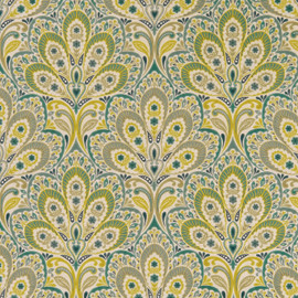 F1332/03 Persia Eden Mineral Fabric by Clarke and Clarke