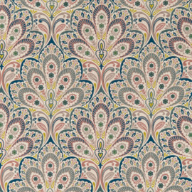 F1332/04 Persia Eden Multi Fabric by Clarke and Clarke