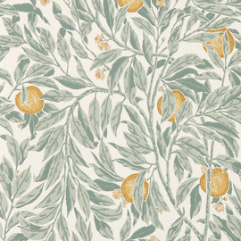 217494 Ancient Apple Orchard Highgrove Golden Knot & Sage Wallpaper by Sanderson 217494 Ancient Apple Orchard Highgrove Golden Knot & Sage Wallpaper by Sanderson