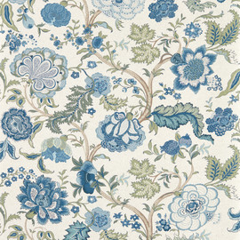 217487 Salisbury Highgrove Tetbury Blue Wallpaper by Sanderson