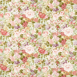 227339 Hydrangea & Rose Highgrove High Tea Fabric by Sanderson 227339 Hydrangea & Rose Highgrove High Tea Fabric by Sanderson