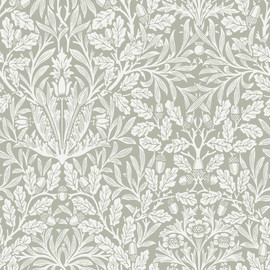 140492 Acorn Sage William Morris at Home Wallpaper by Graham & Brown 140492 Acorn Sage William Morris at Home Wallpaper by Graham & Brown