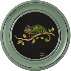 Punk Rocks Cleo on Charcoal Black Framed Art Prints by Brand McKenzie