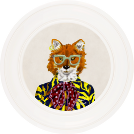 Fine China Todd on Chalk White Framed Art Prints by Brand McKenzie