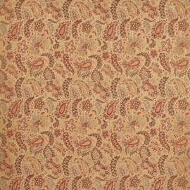 333538 Caserta Paisley Rare Textiles Antique Gold Fabric by Zoffany