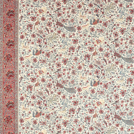 322780 Mughal Menagerie Indienne Indigo/Madder Fabric by Zoffany 322780 Mughal Menagerie Indienne Indigo/Madder Fabric by Zoffany