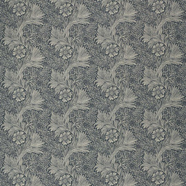 226484 Marigold Pure Morris North Black Ink Fabric by Morris & Co 226484 Marigold Pure Morris North Black Ink Fabric by Morris & Co