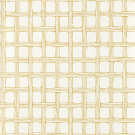 113263 Fretwork Oakham Honey Wallpaper by Scion