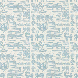 113288 Twycross Oakham Coast blue Wallpaper by Scion