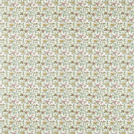 F1812/04 Hathi Indira Sage/Blush Fabric by Clarke and Clarke