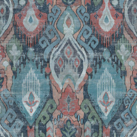142305 Daraee Tapestry Blue Wallpaper by Graham & Brown