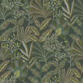 142320 Vendura Weave Emerald Wallpaper by Graham & Brown