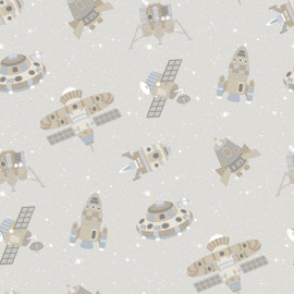 G78412 Spaceships Tiny Tots 2 Wallpaper by Galerie