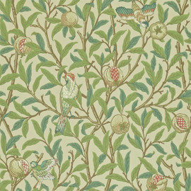 212539 ( DARW212539 ) Bird & Pomegranate Archive II Wallpaper by Morris & Co
