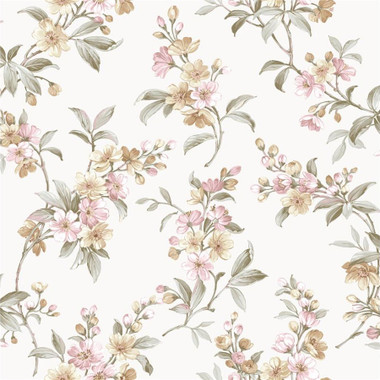 Cottage Chic Ramabe Edra Wallpaper Galerie Light Blue 84006