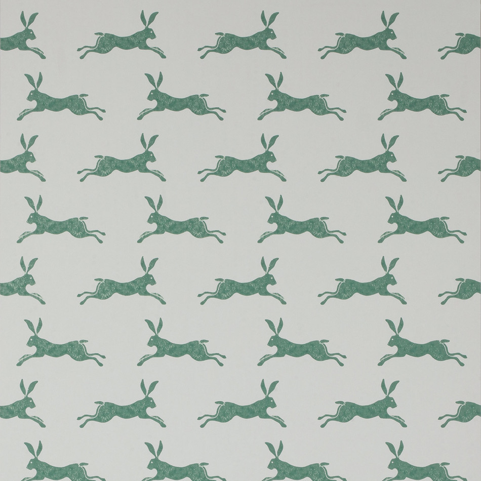 J135W-11 March Hare Brightwood Wallpaper by Jane Churchill