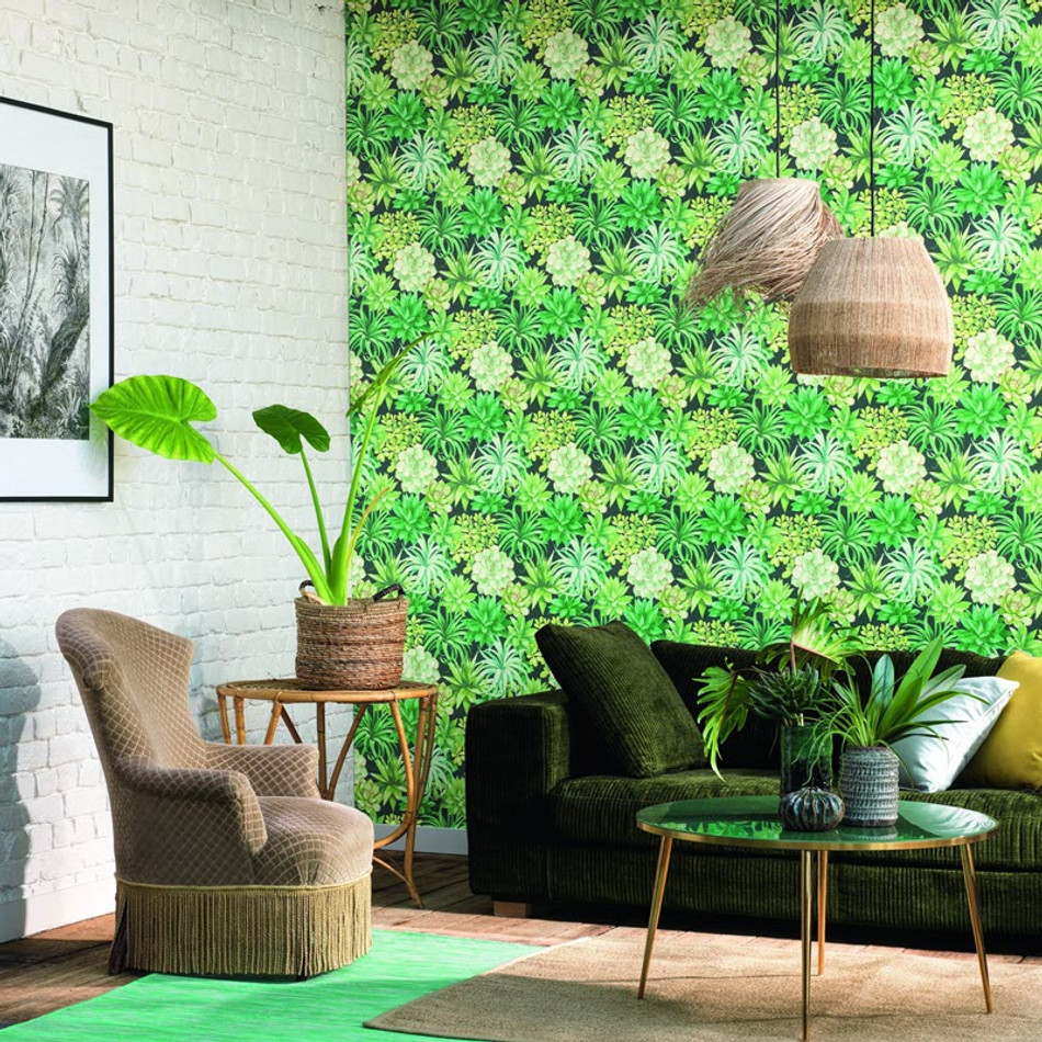 BOTA85911389 Echeveria Botanica Wallpaper by Casadeco