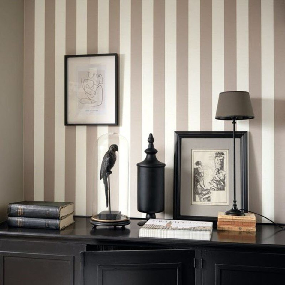 FOCL85831358 Stripe Five O'Clock Wallpaper by Casadeco FOCL85831358 Stripe Five O'Clock Wallpaper by Casadeco