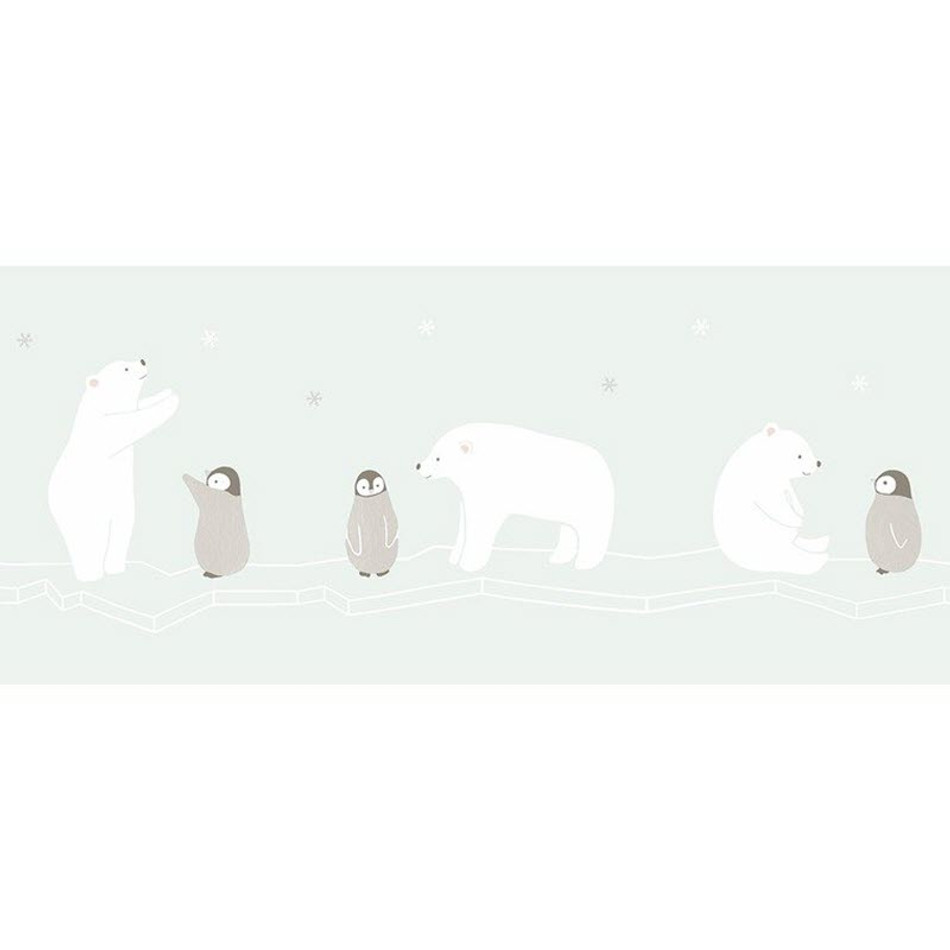 HPDM82866234 Frise Polar Bear Happy Dreams Border by Casadeco