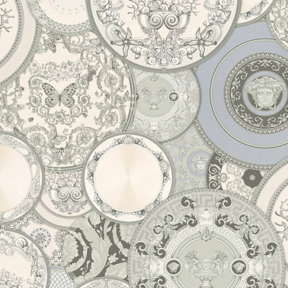 34901-3 Versace 3 Les Etoiles de la Mer Decorative Plates Wallpaper By A S Creation