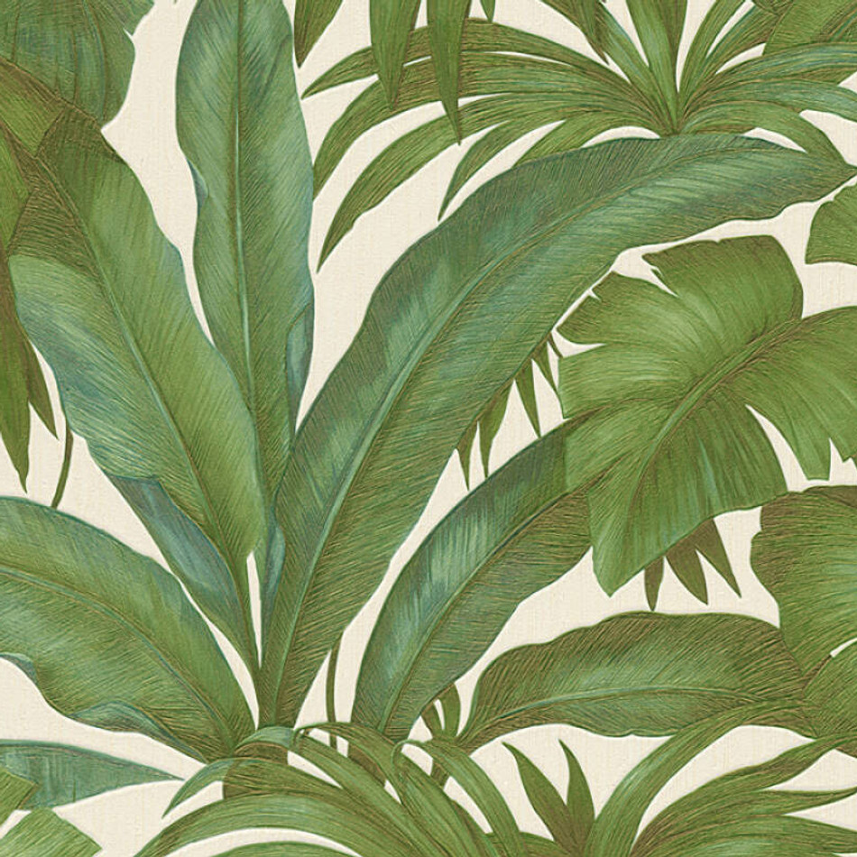 96240-5 Versace 3 Giungla Palm Leaves Wallpaper By A S Creation