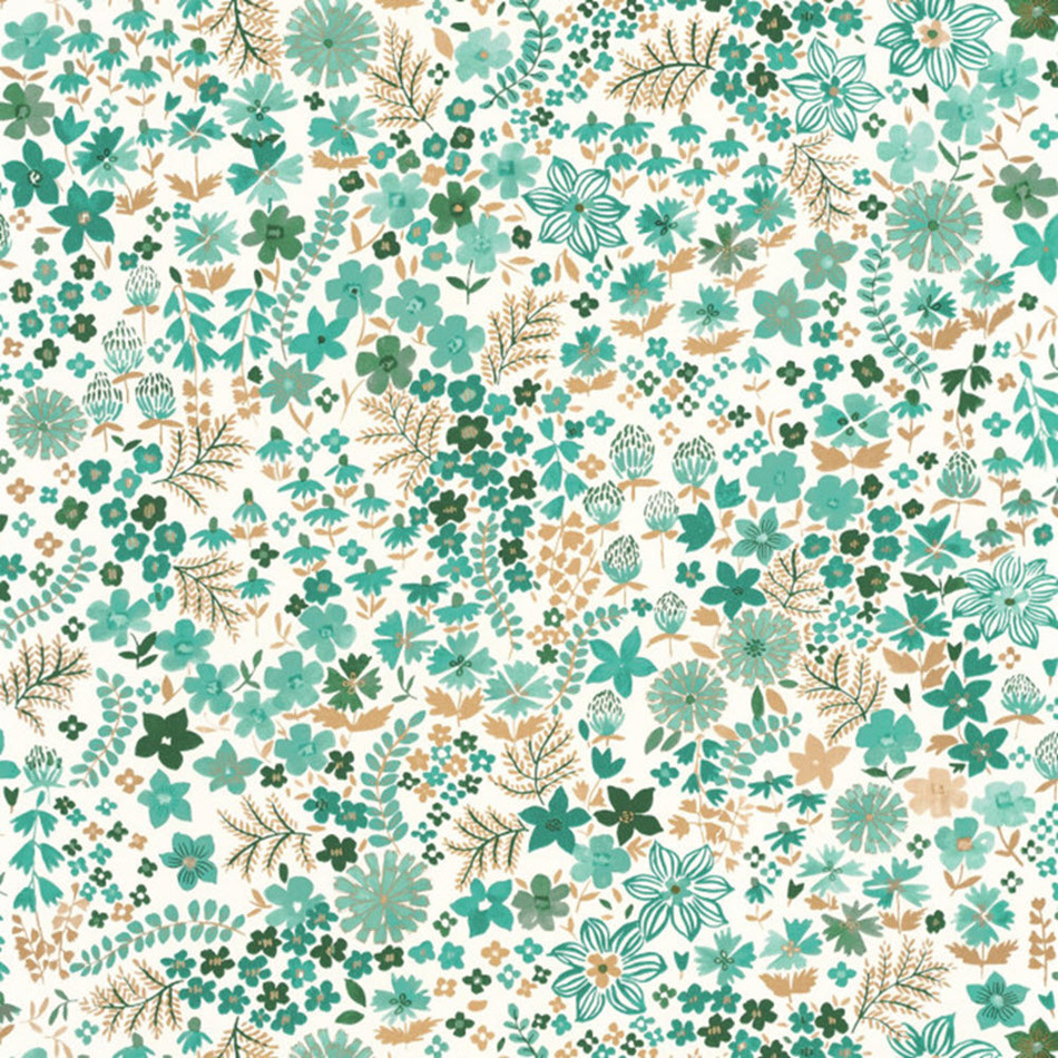 FLP101867126 June Flower Power Wallpaper by Caselio