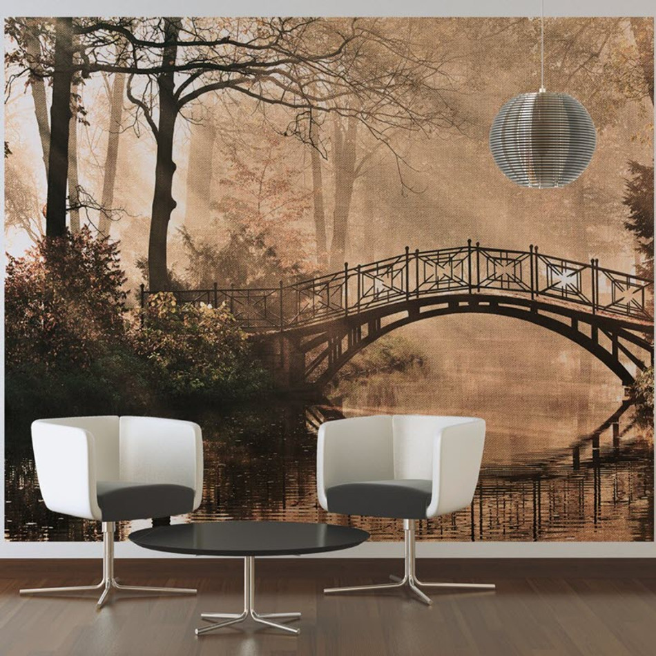 DD118624 Park Bridge Designwalls Wallpaper by A S Creation