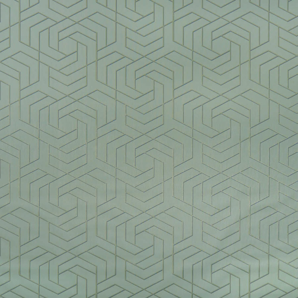 W7352-01 Hexagon Trellis Metropolis Vinyls Three Wallpaper By Osborne & Little