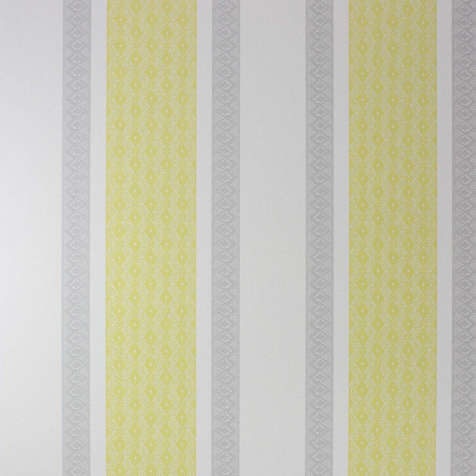 W6595-02 Chantilly Stripe Verdanta Wallpaper by Osborne & Little