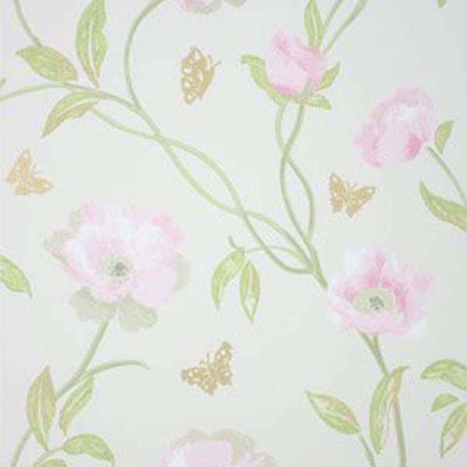 NCW3773-04 Peony Place Birdcage Walk Wallpaper by Nina Campbell
