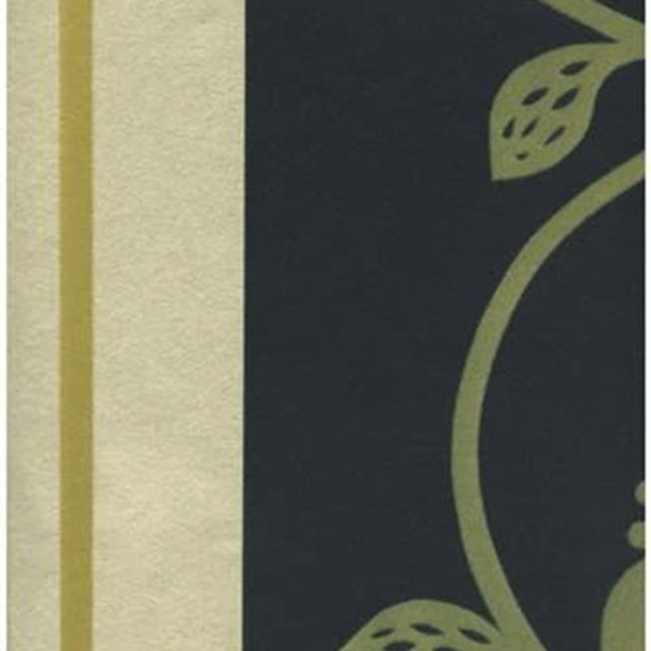 Nina Campbell Perroquet Portails Black, Gold  and Cream - NCW3838/04 Wallpaper