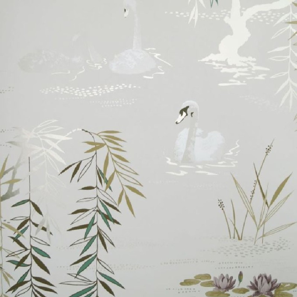 Nina Campbell Sylvana Swan Lake NCW4020-03 Wallpaper