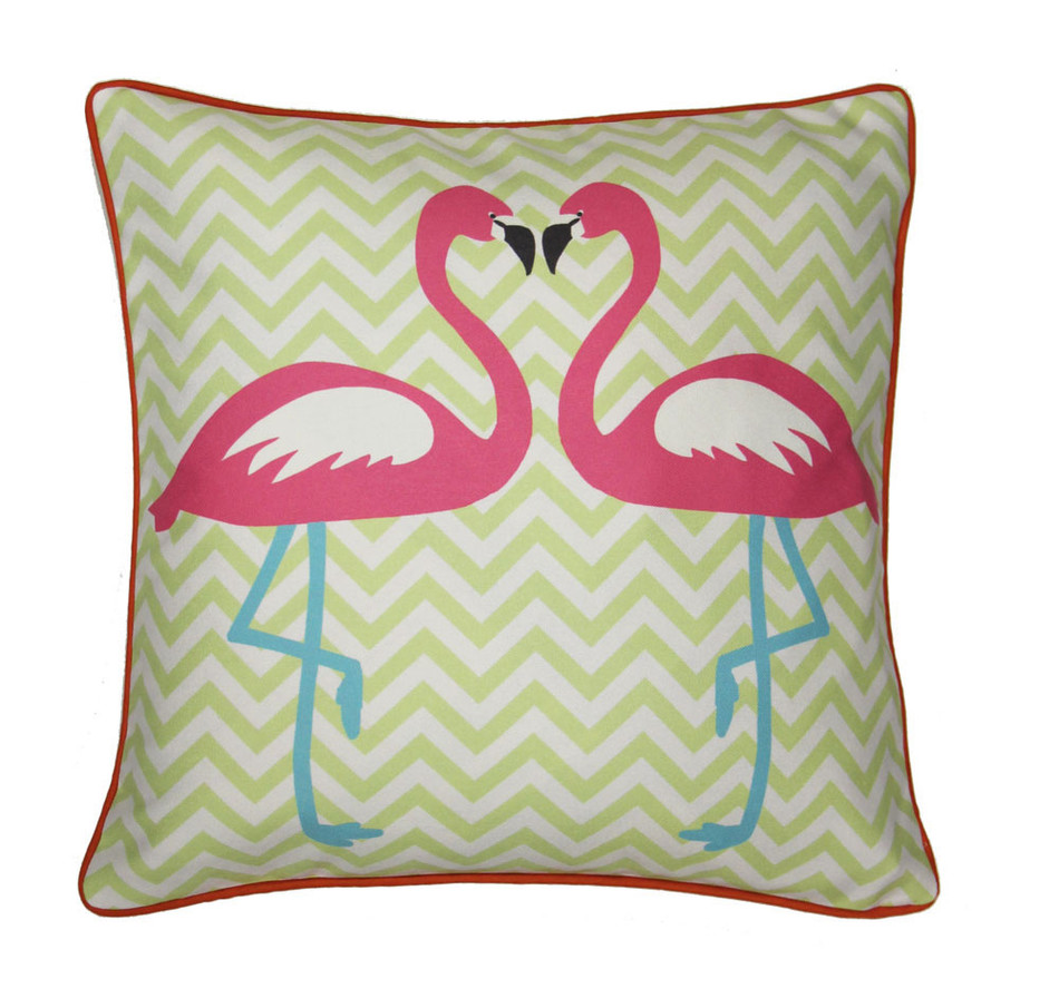 008345 Imagine Fun Girls Life Flamingo Cushion By Arthouse