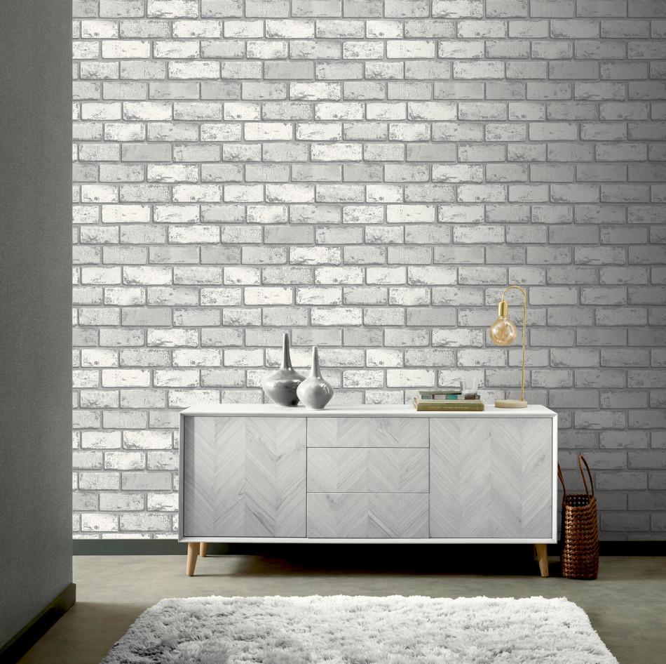 692201 Metallic Brick Opera Wallpaper By Arthouse