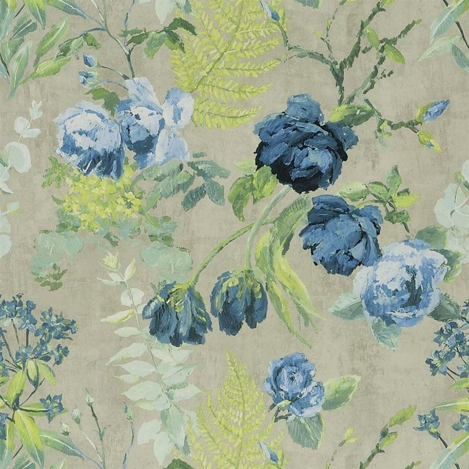 PDG678/04 Tulipani Caprifoglio Wallpaper by Designers Guild