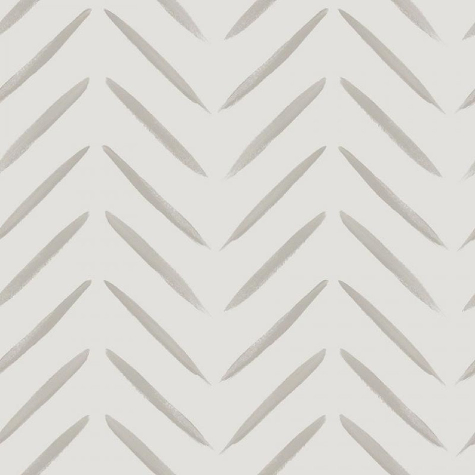 13041 Chevron Brush Marks Taupe Wallpaper by Holden