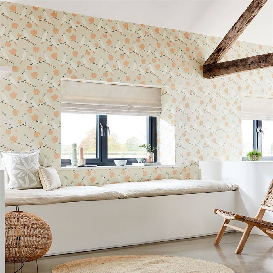 112221 Love Birds Esala Wallpaper By Scion 112221 Love Birds Esala Wallpaper By Scion