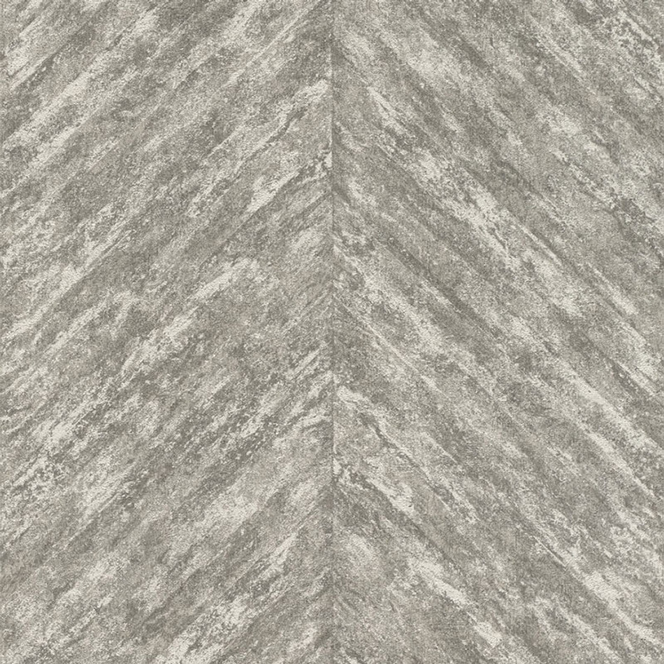 617528 Linares Grey Taupe Chevron Wallpaper by Rasch