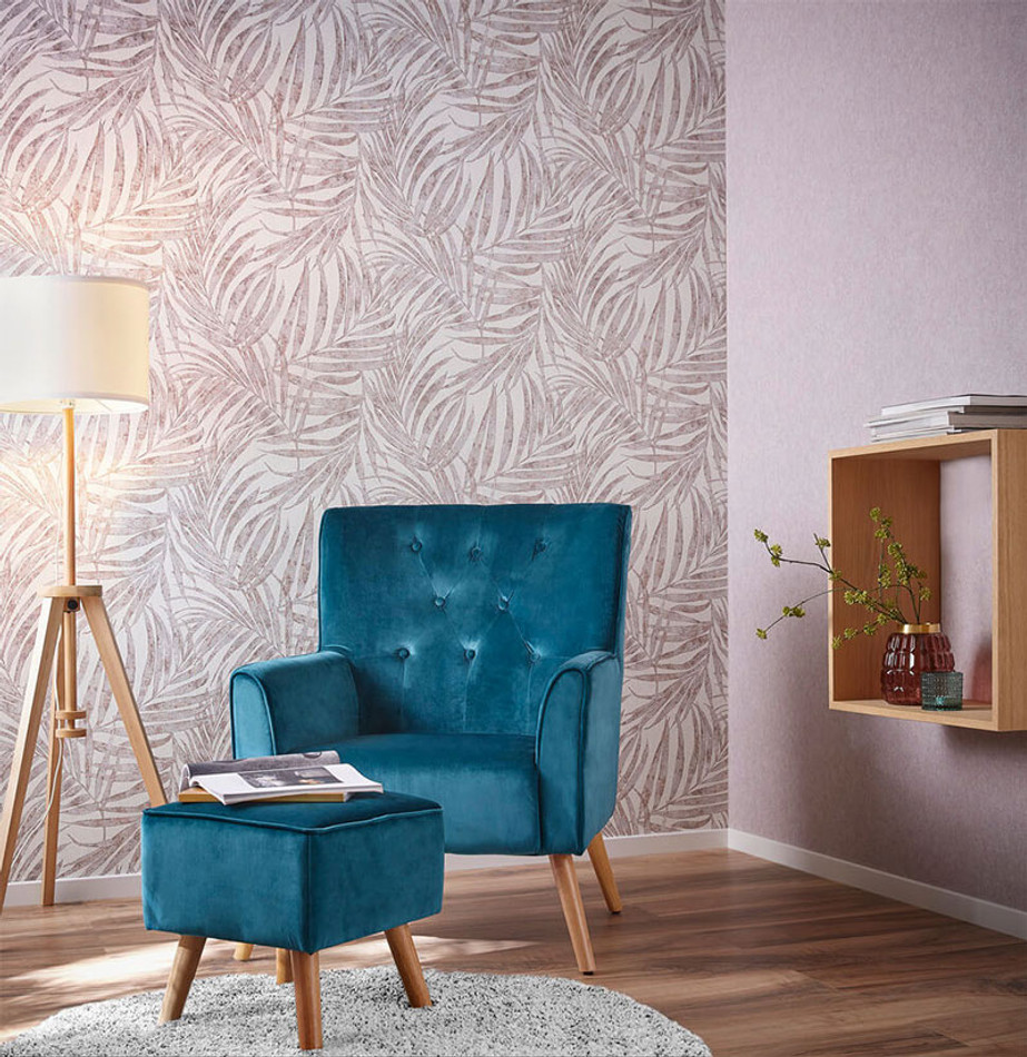 617436 Linares Leaves Wallpaper by Rasch