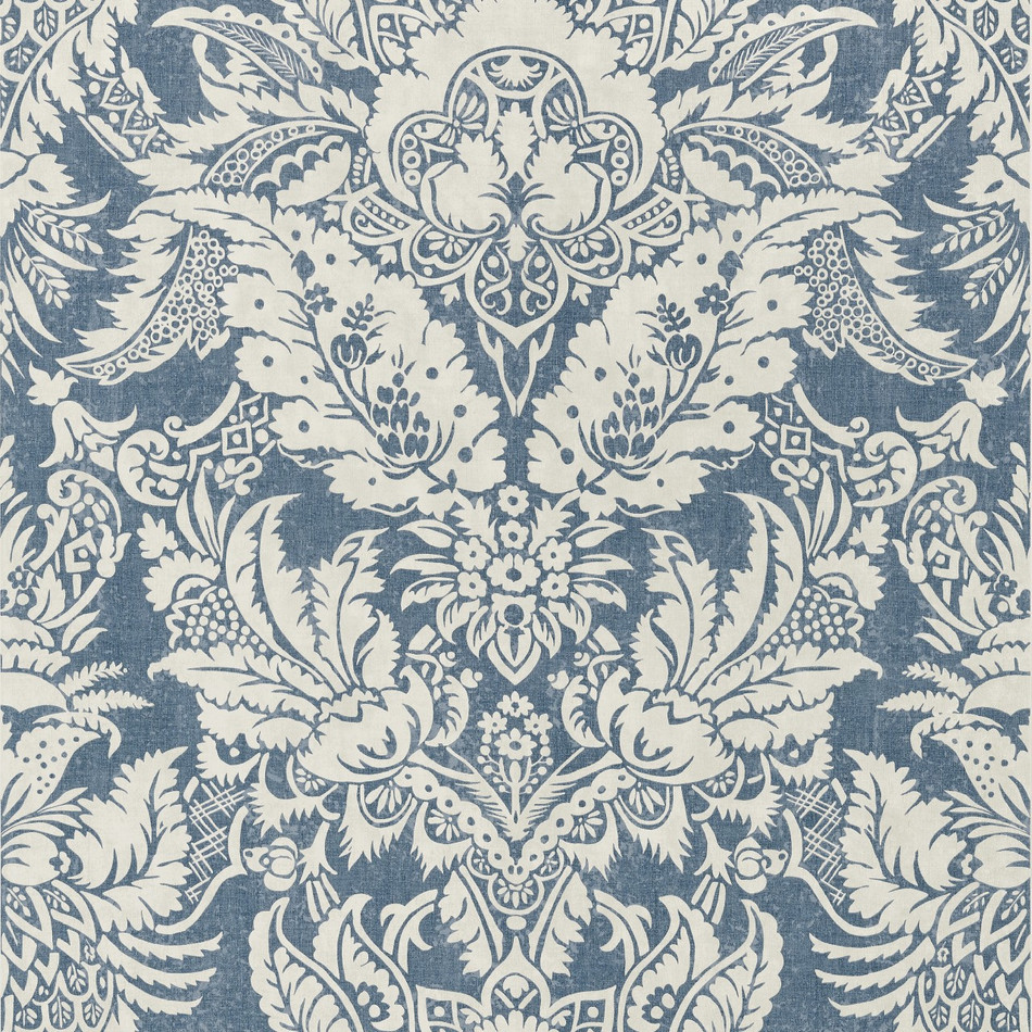 T72583 Chardonnet Damask Chestnut Hill Wallpaper By Thibaut