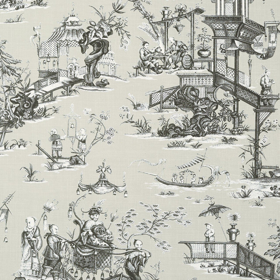 T75469 Cheng Toile Dynasty Wallpaper By Thibaut